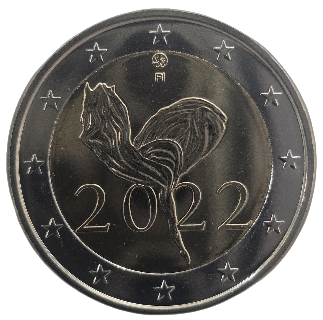 2 euros conmemorativa 100 Años del Ballet Nacional de Finlandia